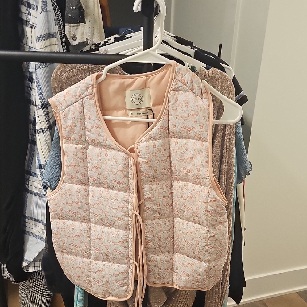 Stoosh Pastel Floral Vest